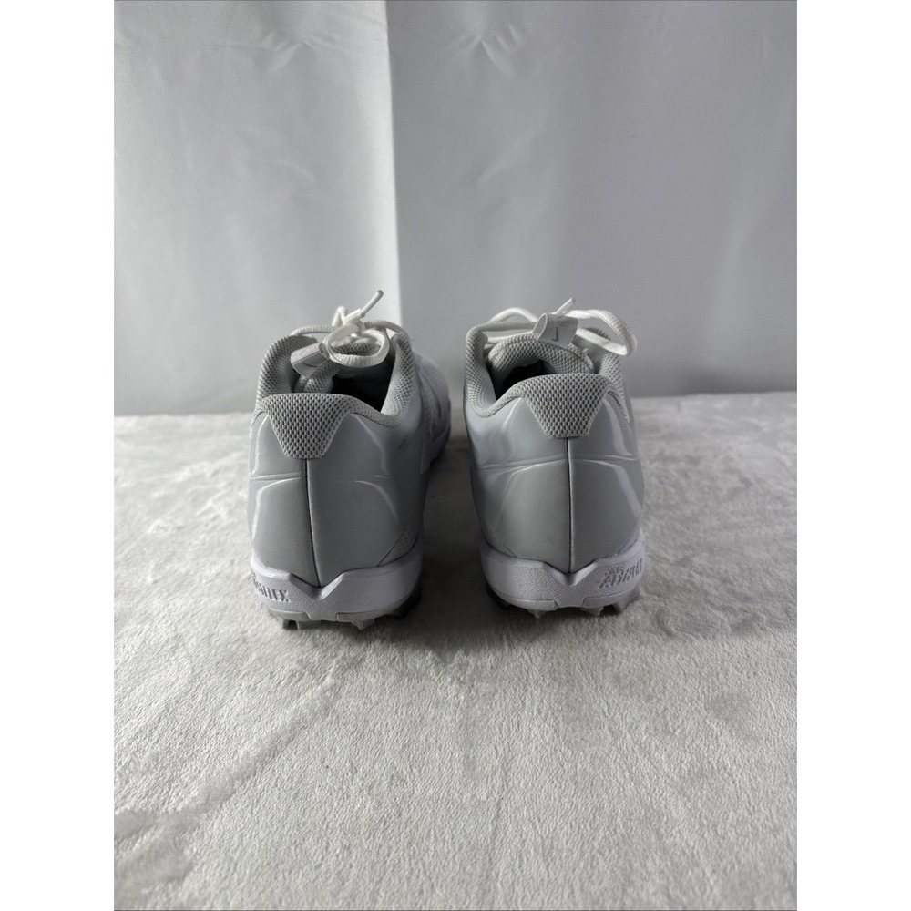 Nike, Fastflex Football, Softball Cleats, White And Silver, Men's Size 11.5 - Picture 3 of 5